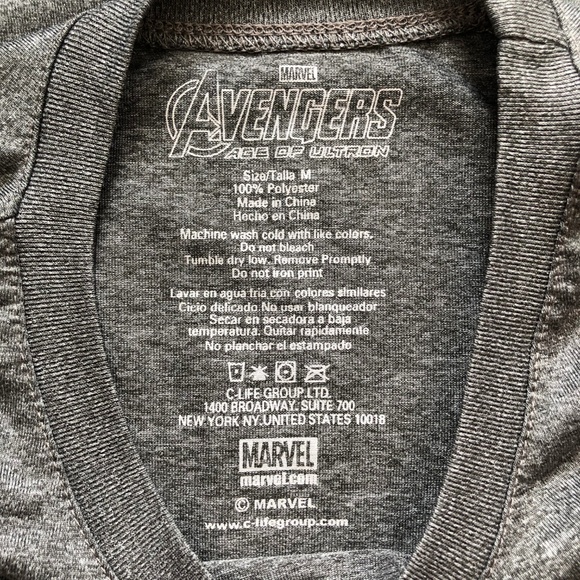 Avengers Age Of Ultron Shirt Iron Man Graphic Tee - Picture 3 of 3